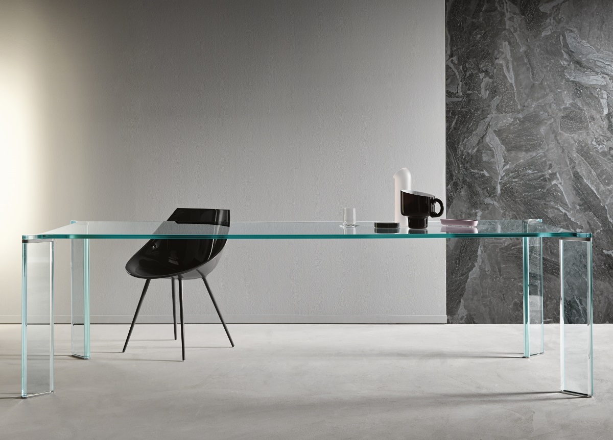 Tonelli Can Can Glass Dining Table | Tonelli Furniture At Go Modern, London