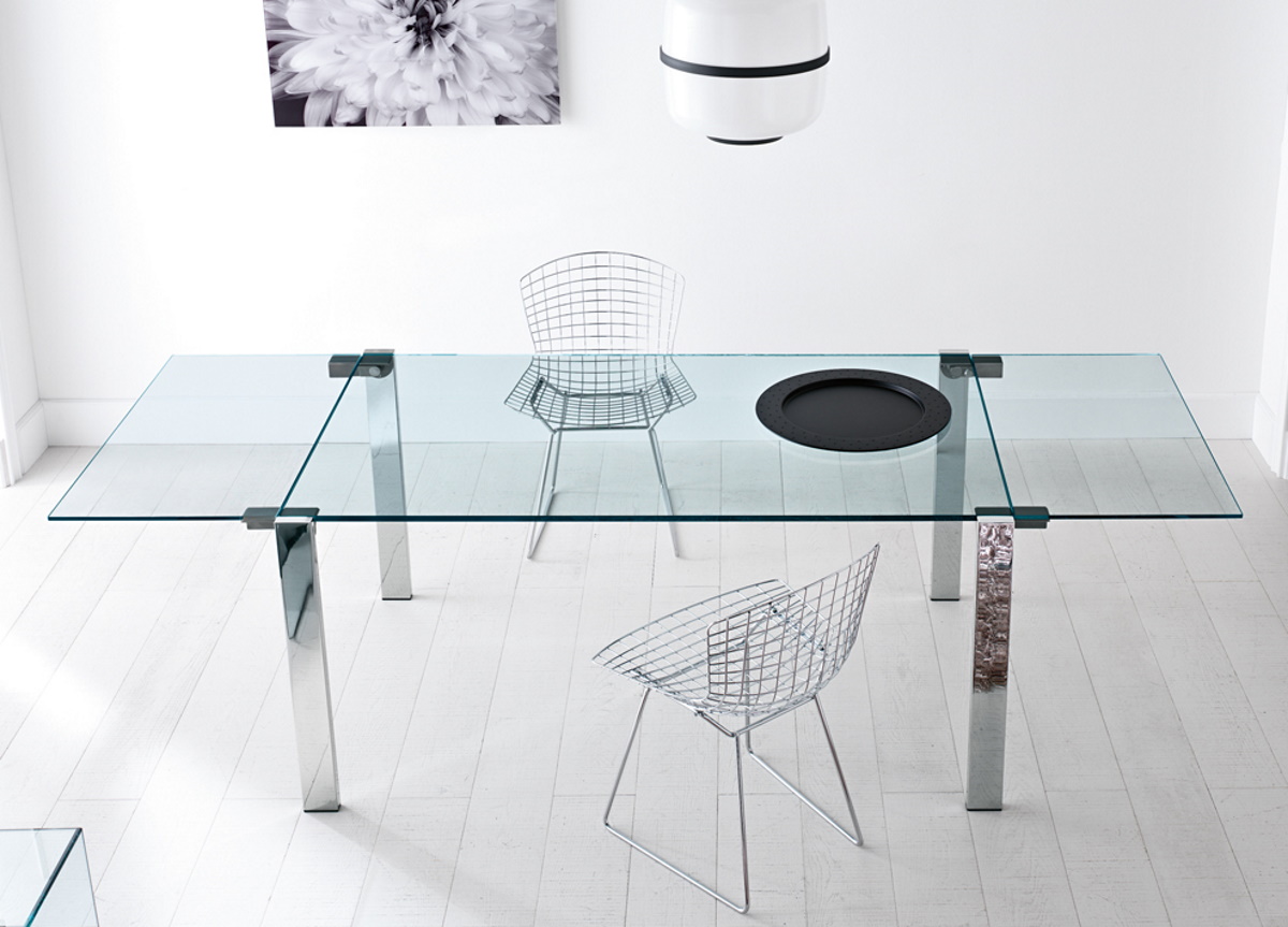 Tonelli Livingstone Extending Glass Dining Table | Tonelli Design from ...