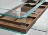 Tonelli Quiller Glass Console Table/Desk