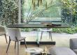 Bonaldo Cross Glass Dining Table