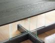 Bonaldo Cross Glass Dining Table