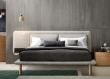 Novamobili Matisse Bed with Upholstered Headboard