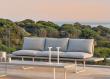 Orizon Garden Sofa with Side Tables