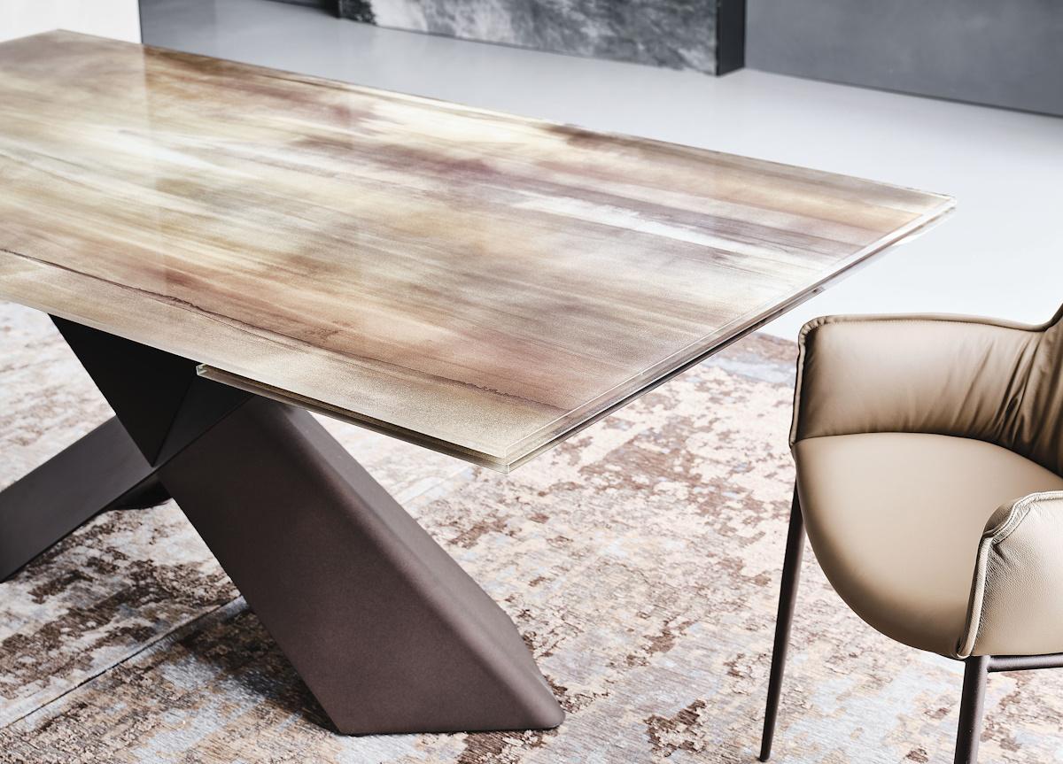 Cattelan Italia Tyron CrystalArt Drive Table