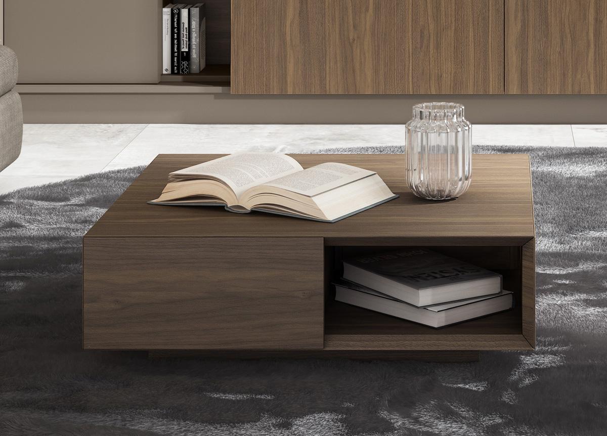 Contemporary square coffee deals table