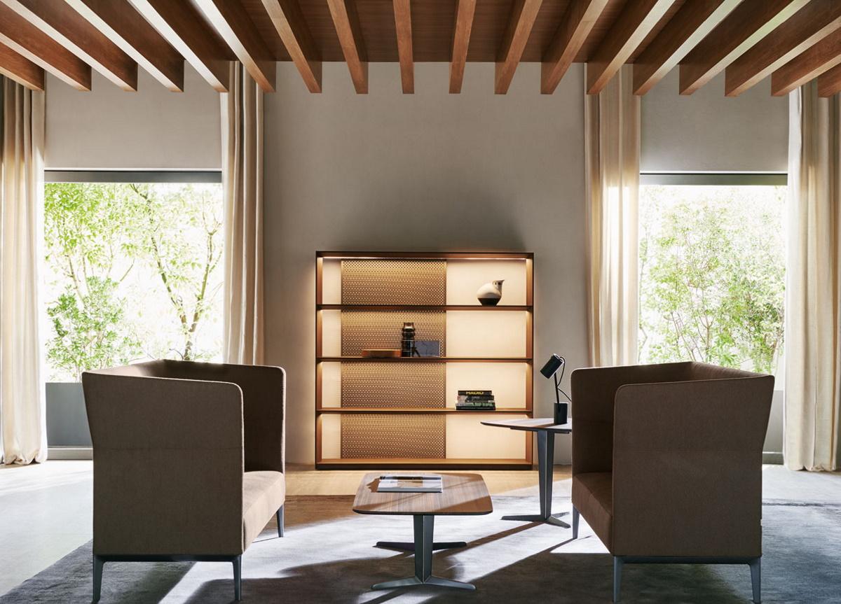 Molteni Ava Double Sided Bookcase