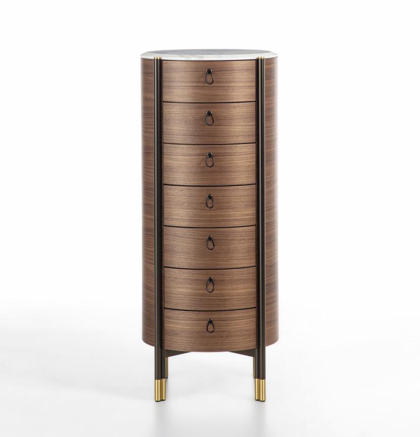 Porada Bayus Tondo 7 Chest of Drawers