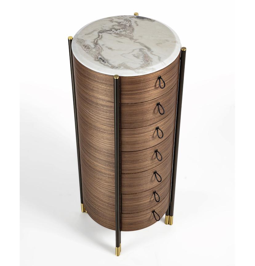 Porada Bayus Tondo 7 Chest of Drawers