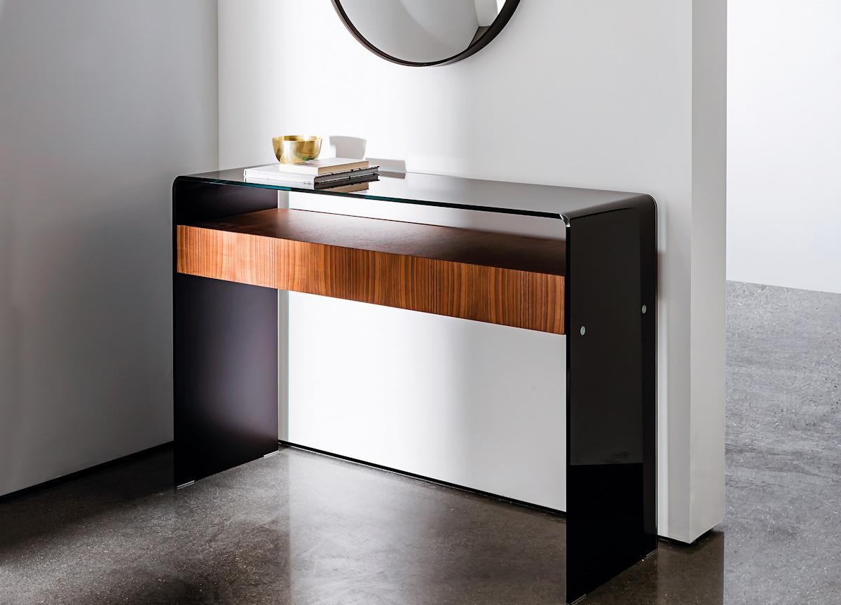 Sovet Italia Bridge Console Table With Drawer