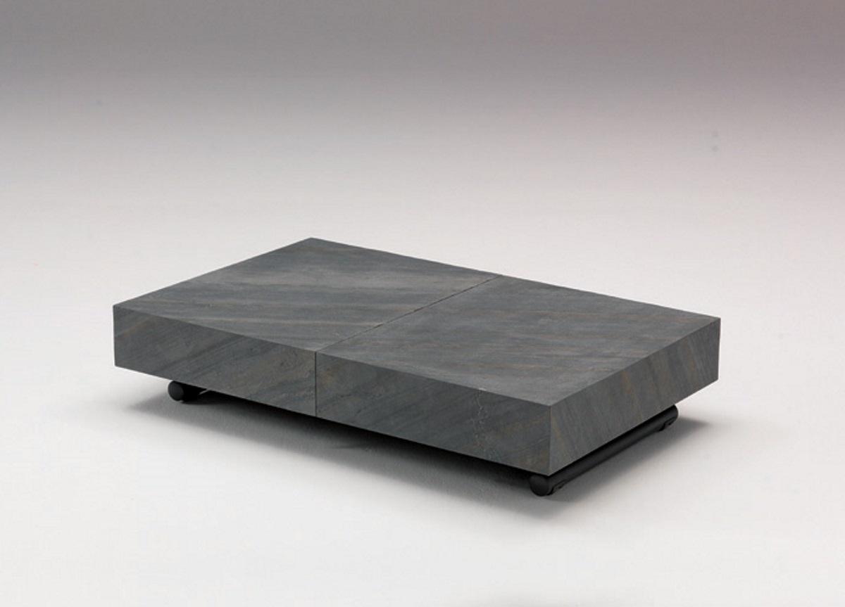 Ozzio Box Transformable Coffee/Dining Table In Stone - Now Discontinued