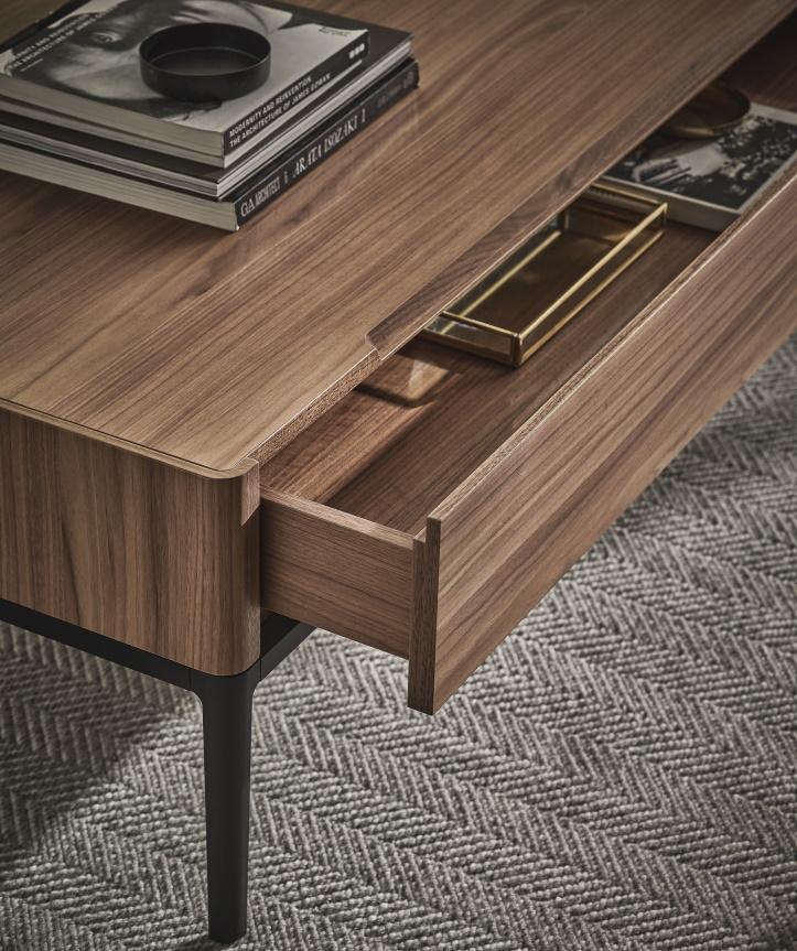 Porada Chiba Coffee Table With Drawers