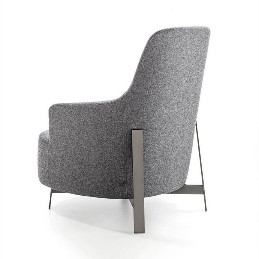 Porada Copine Bergere Armchair (Steel Frame)