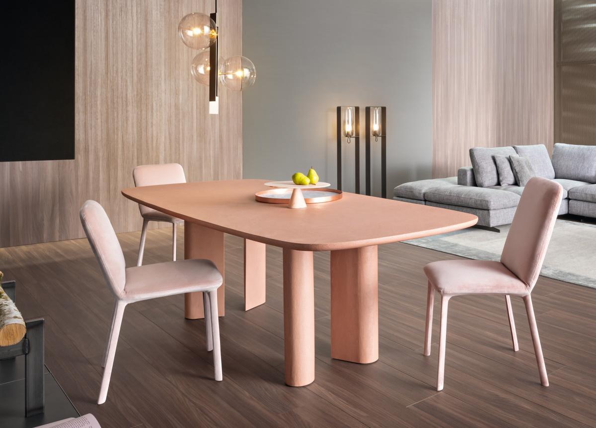 Bonaldo Geometric Dining Table in Clay