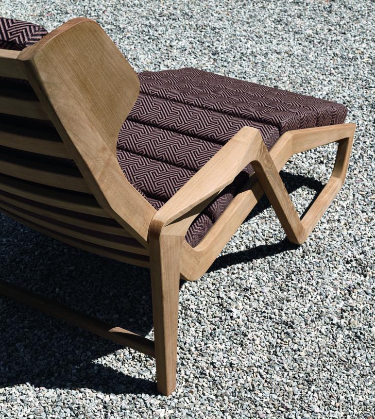 Molteni Gio Ponti D.150.5 Outdoor Chaise Longue