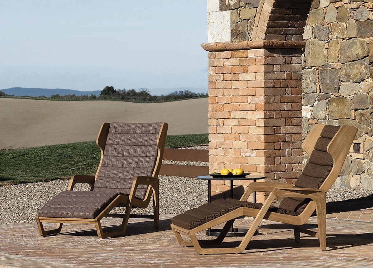 Molteni Gio Ponti D.150.5 Outdoor Chaise Longue