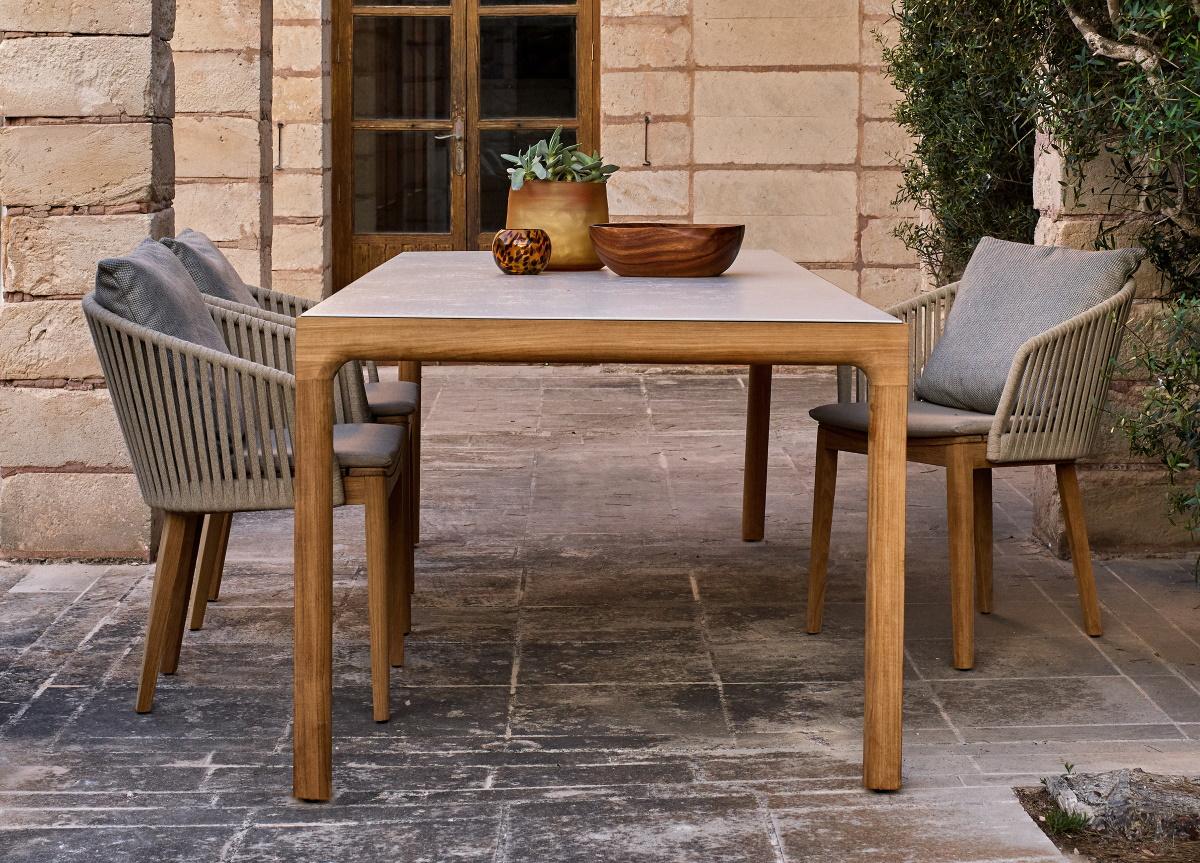 Tribu Illum Teak Garden Dining Table