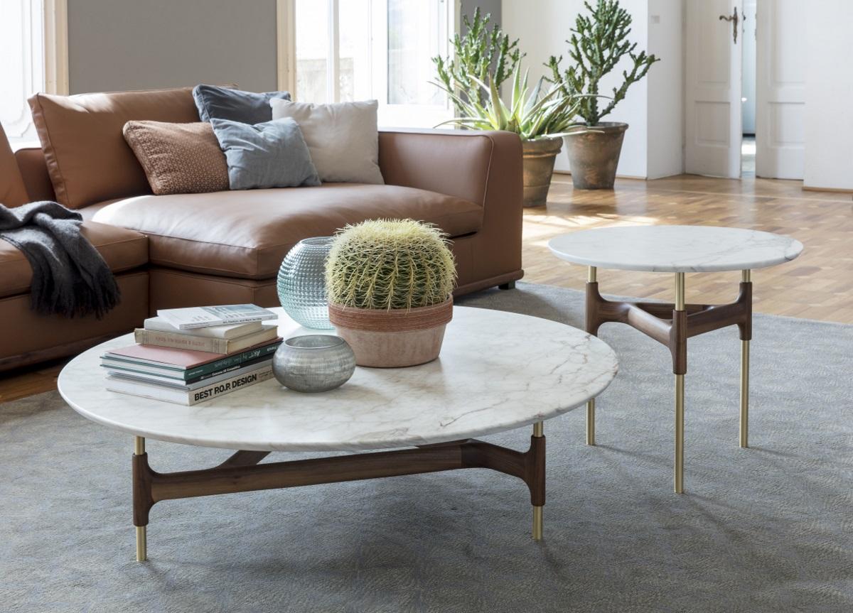 leather sofa marble coffee table