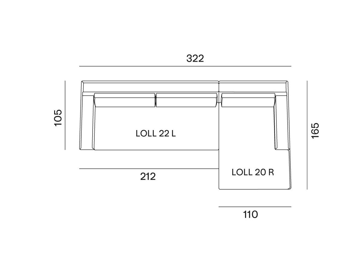 Gervasoni Loll Modular Sofa