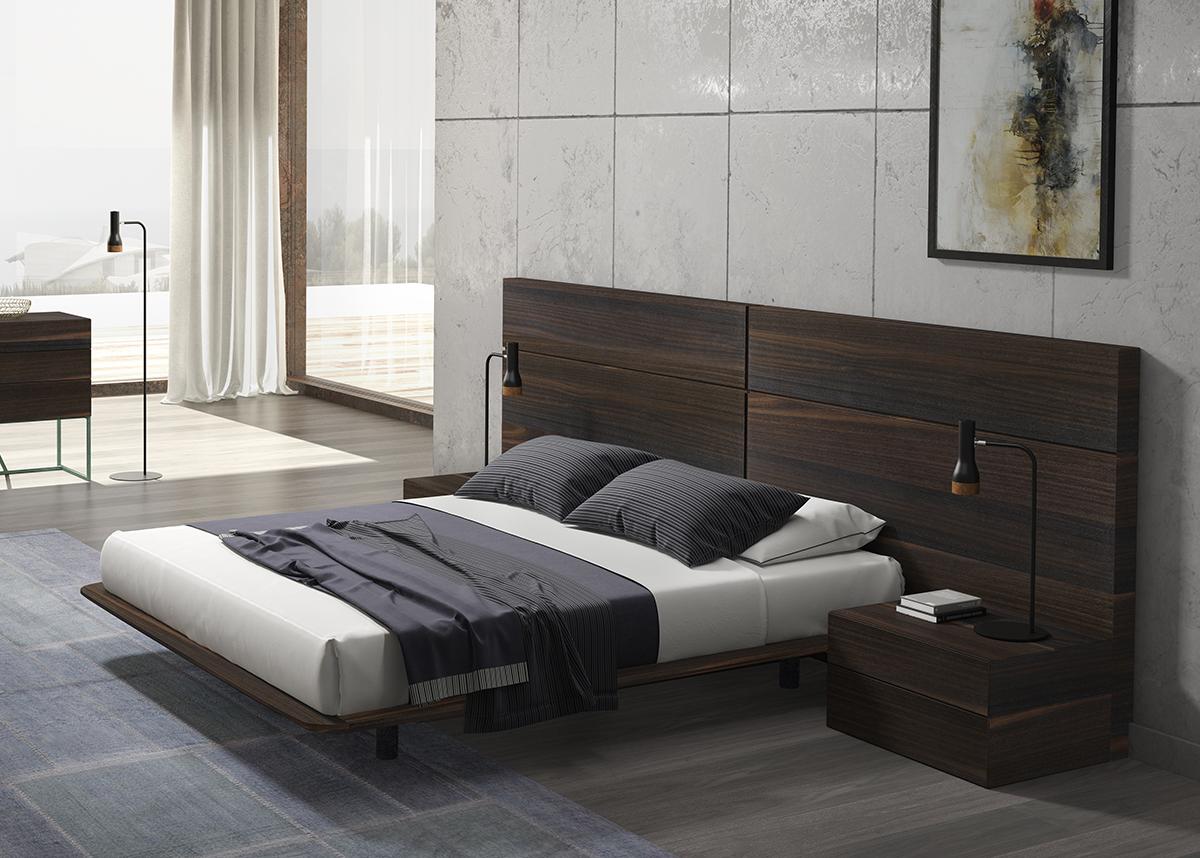 Modern bed deals size