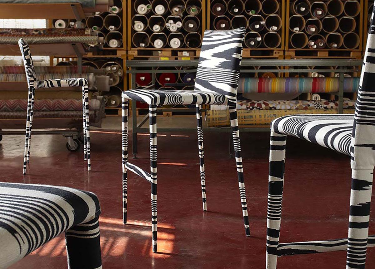 Missoni Home Miss Bar Stool