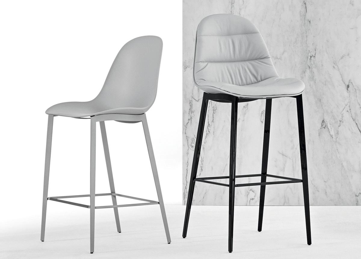 Bontempi Mood Upholstered Bar Stool