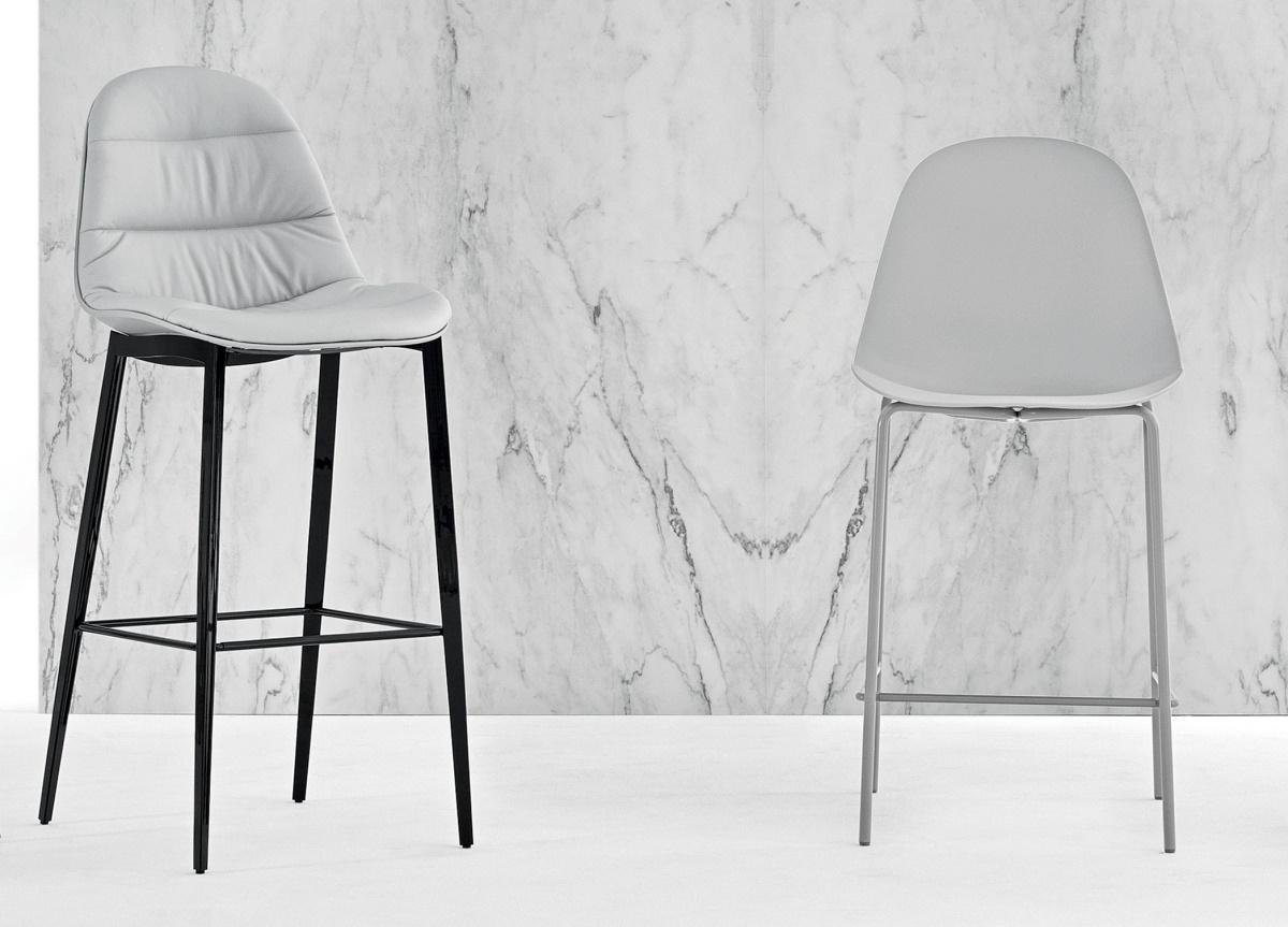 Bontempi Mood Upholstered Bar Stool