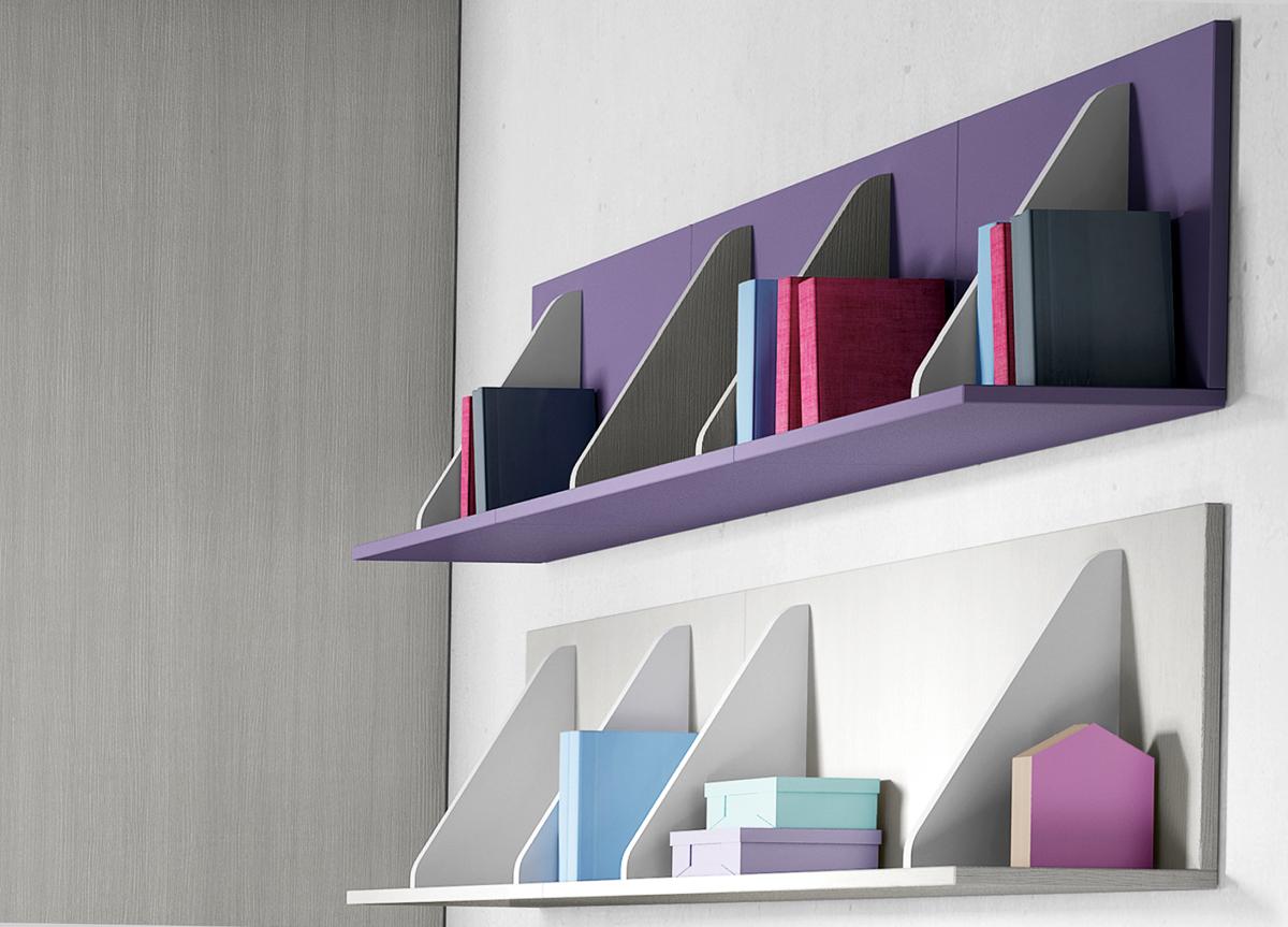 Battistella Pitagora Large Wall Shelves