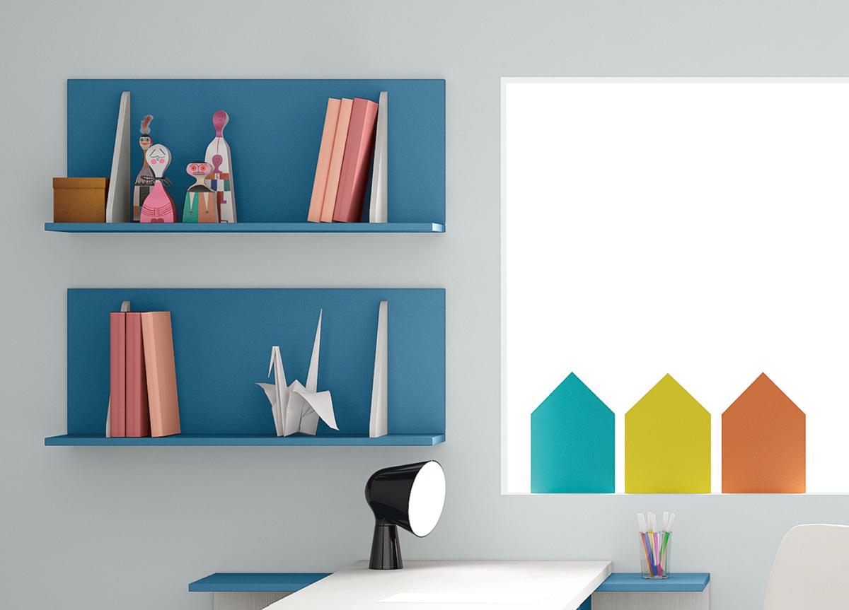 Battistella Pitagora Small Wall Shelves