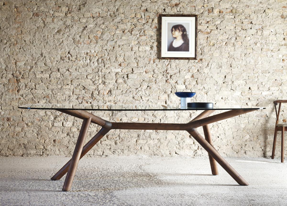 Miniforms Otto Glass Dining Table | Miniforms Furniture UK