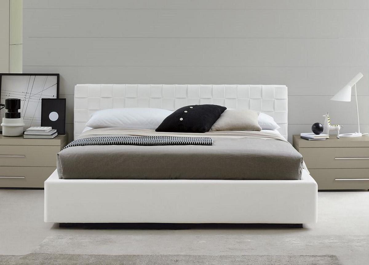 Storage bed deals full size white