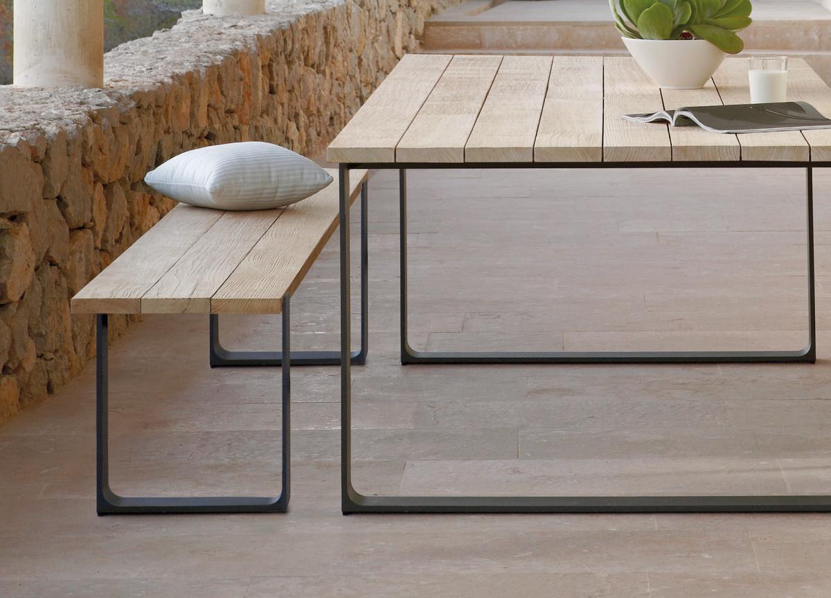 Manutti Prato Teak Garden Bench