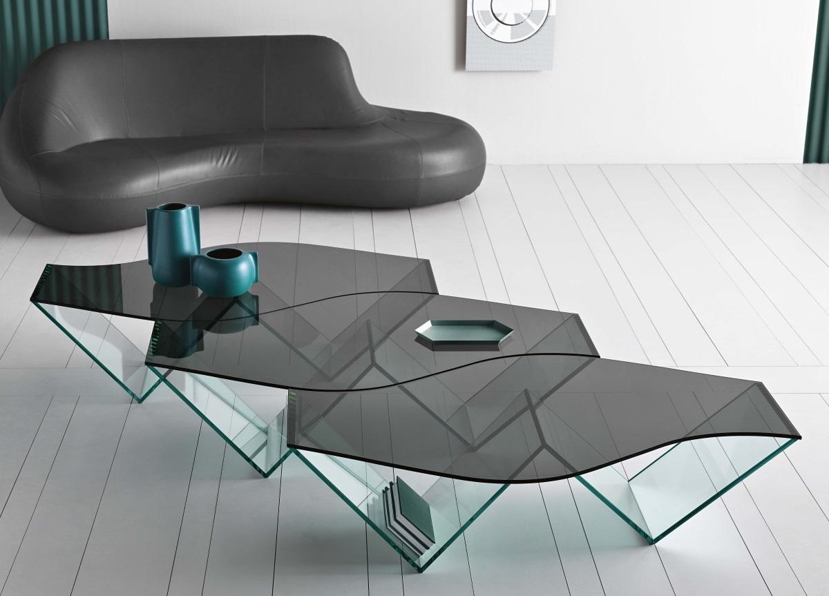 Tonelli Pulse Glass Coffee Table - Now Discontinued