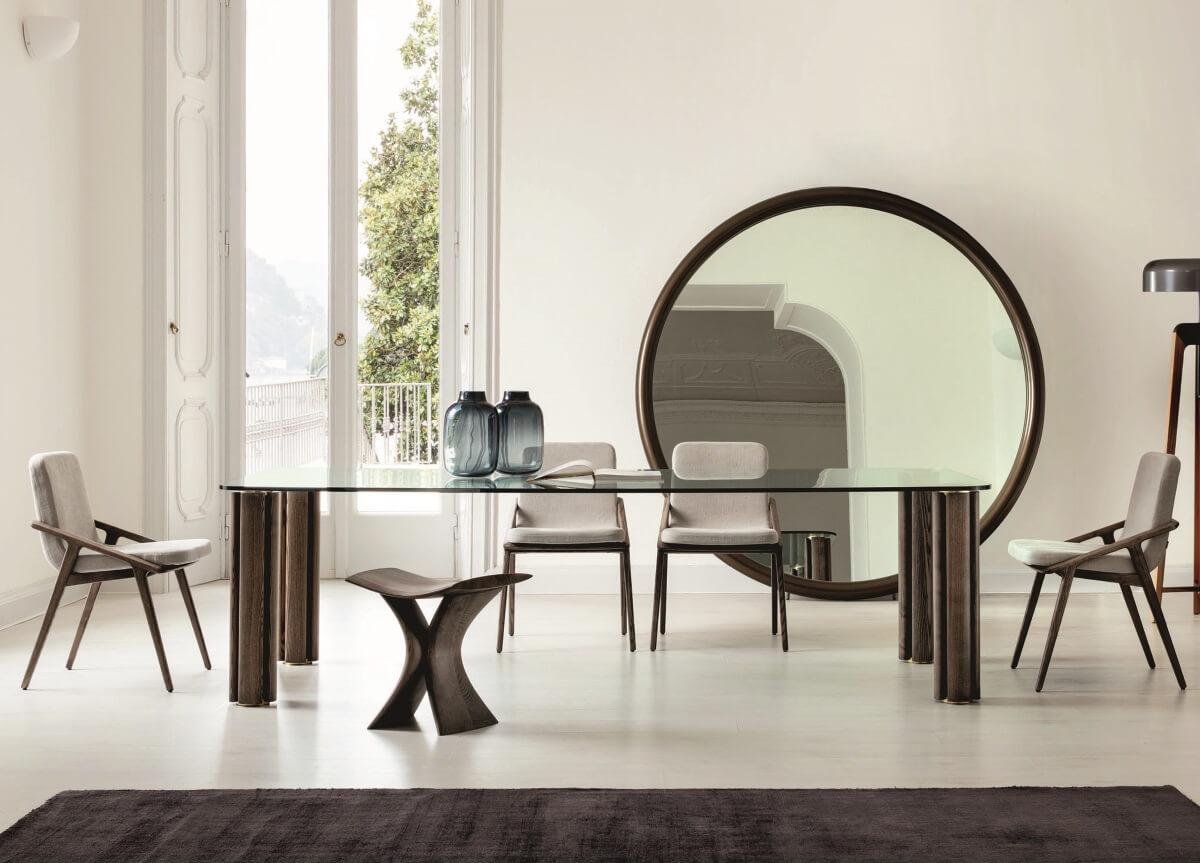 Porada Quadrifoglio Crystal Dining Table