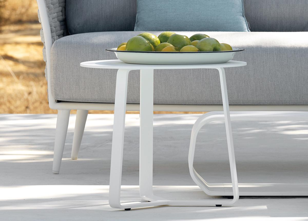 Garden side deals table grey