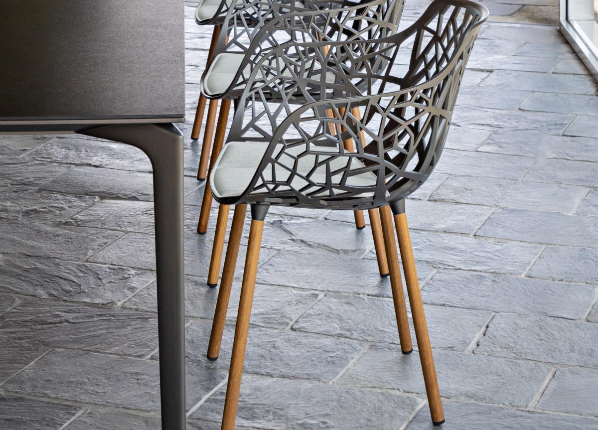 Selva Garden Armchair with Iroko Legs