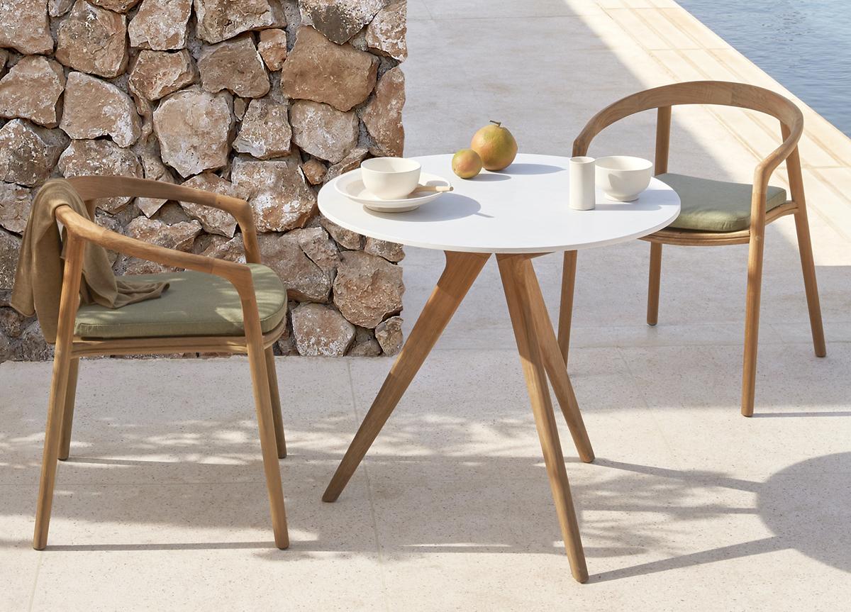 Manutti Solid Garden Dining Chair - Manutti Outdoor Furniture, London