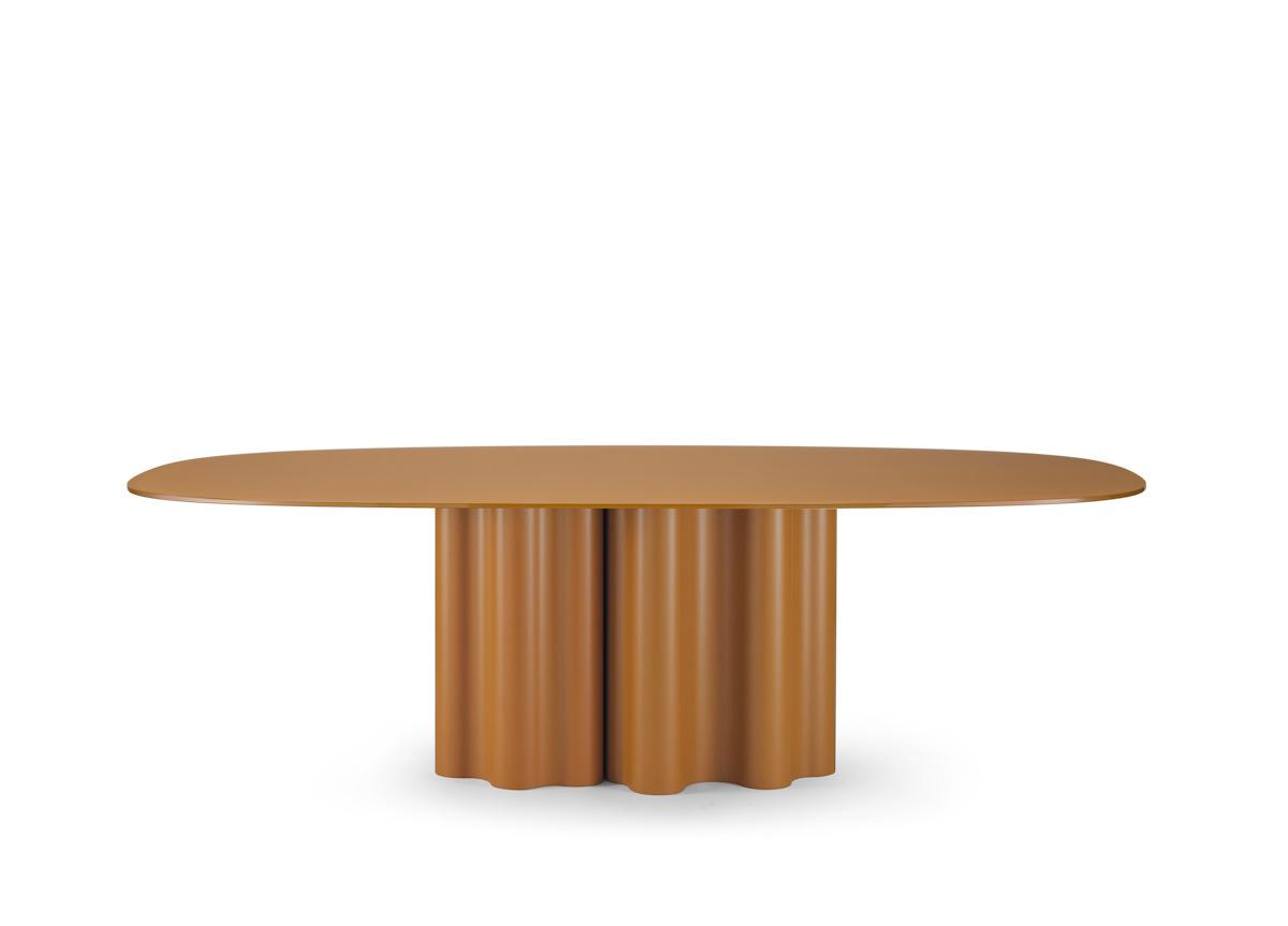 Saba Teatro Magico Dining Table in Glass