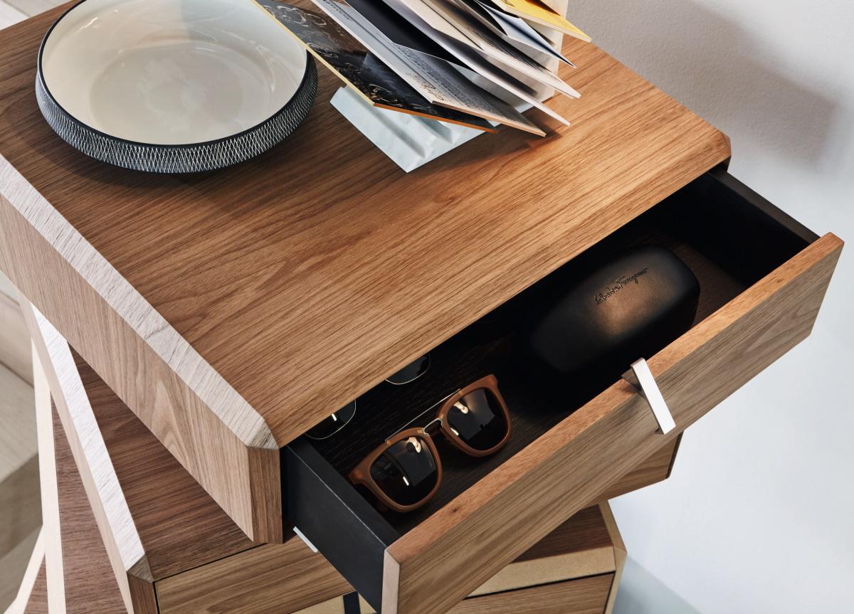 Molteni & C Teorema Bedside Table by Ron Gilad | Molteni at Go Modern