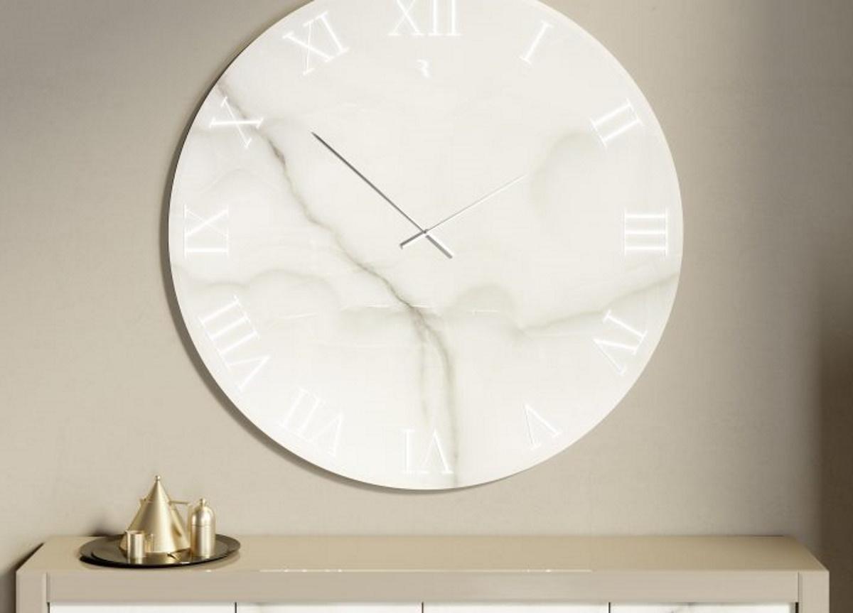 Reflex Titanium Clock/Mirror