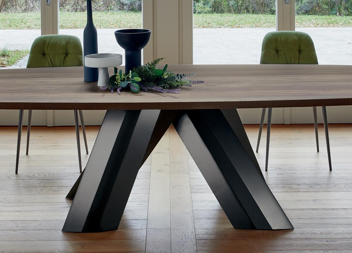 Bontempi Twist Barrel Top Dining Table