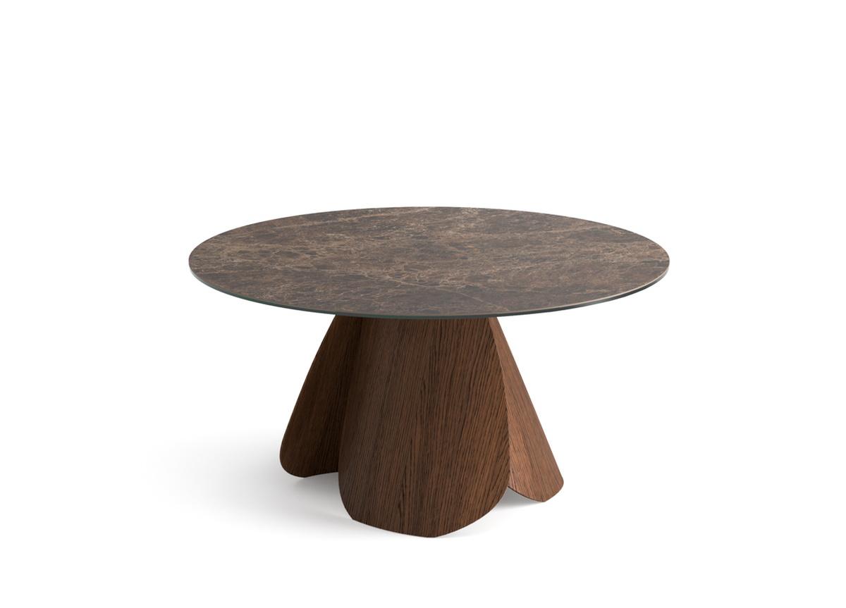 Ozzio Veliero Fisso Round Dining Table