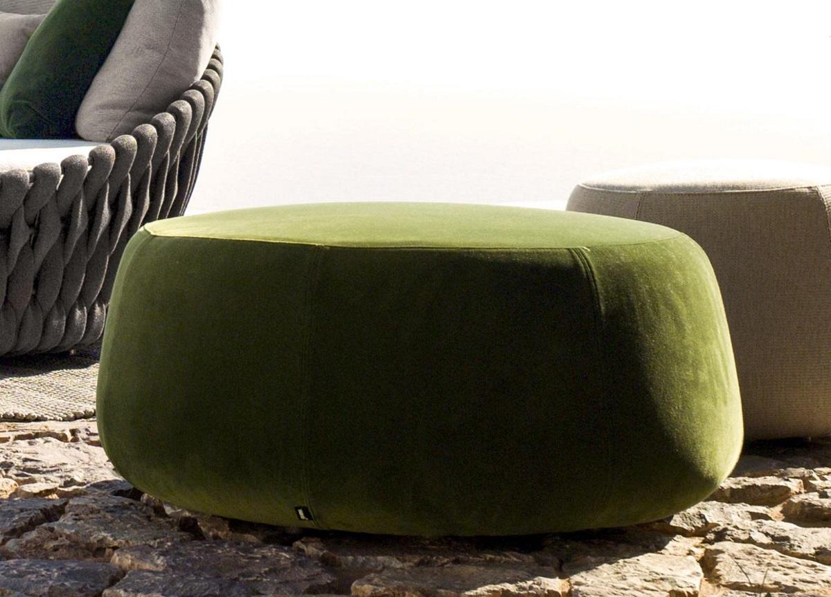 Tribu Nomad Velvet Garden Pouf