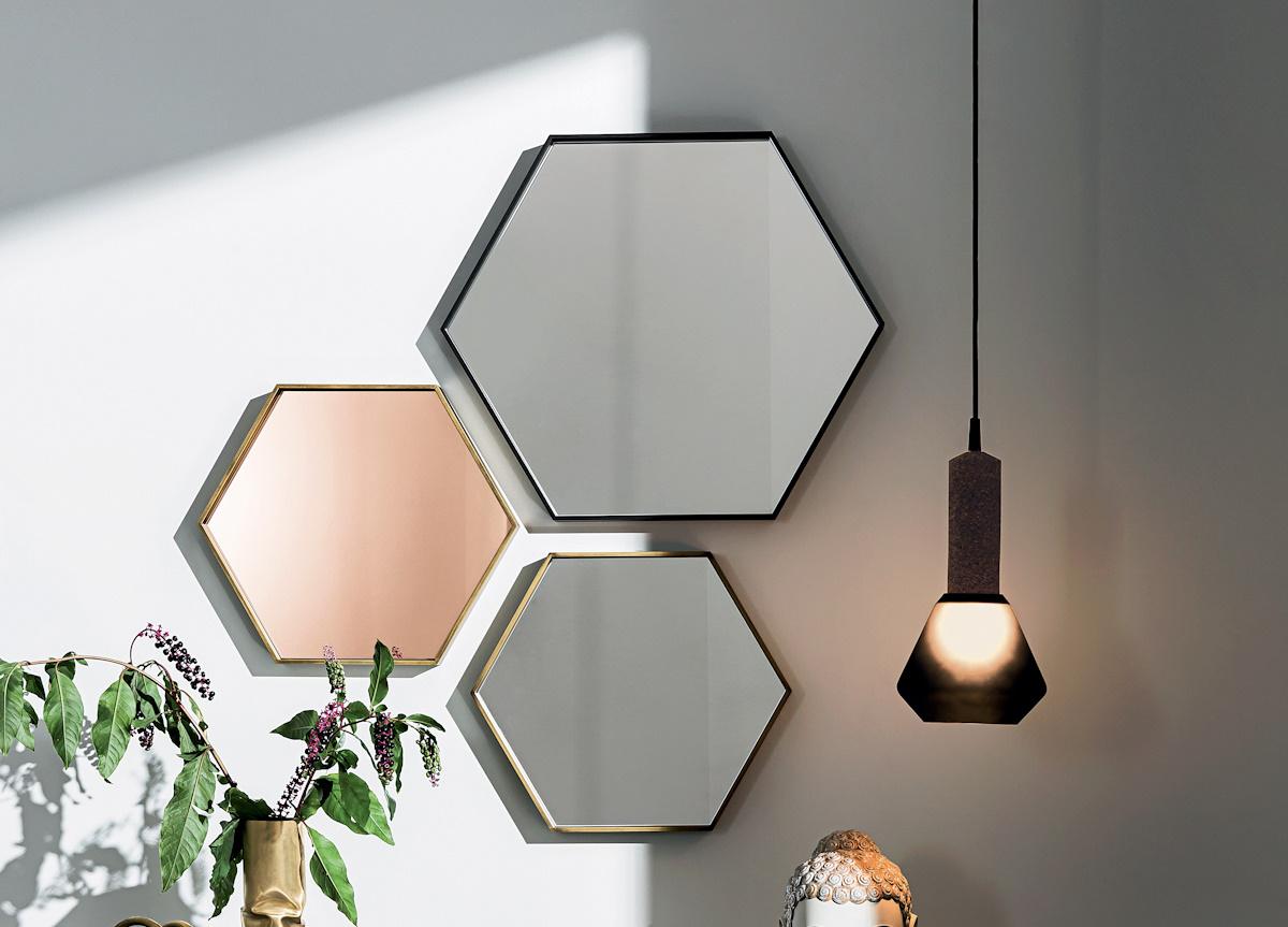 Sovet Italia Visual Hexagonal Mirror