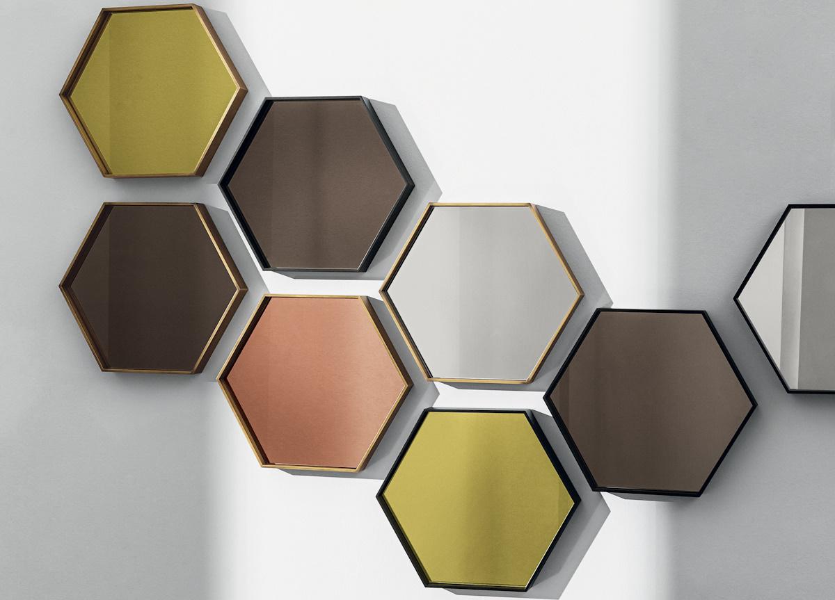 Sovet Italia Visual Hexagonal Mirror