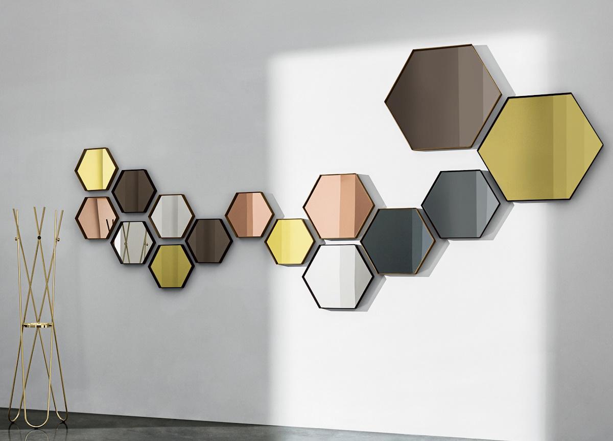 Sovet Italia Visual Hexagonal Mirror