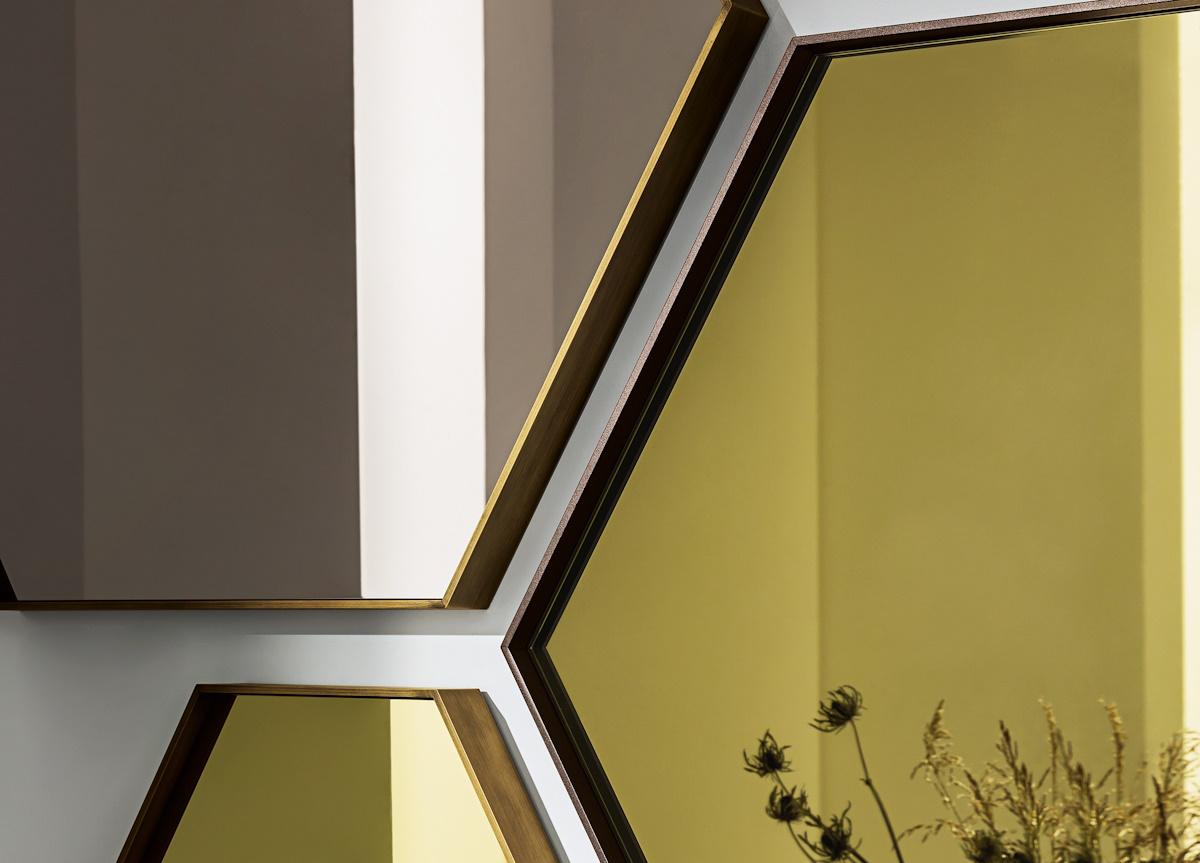 Sovet Italia Visual Hexagonal Mirror