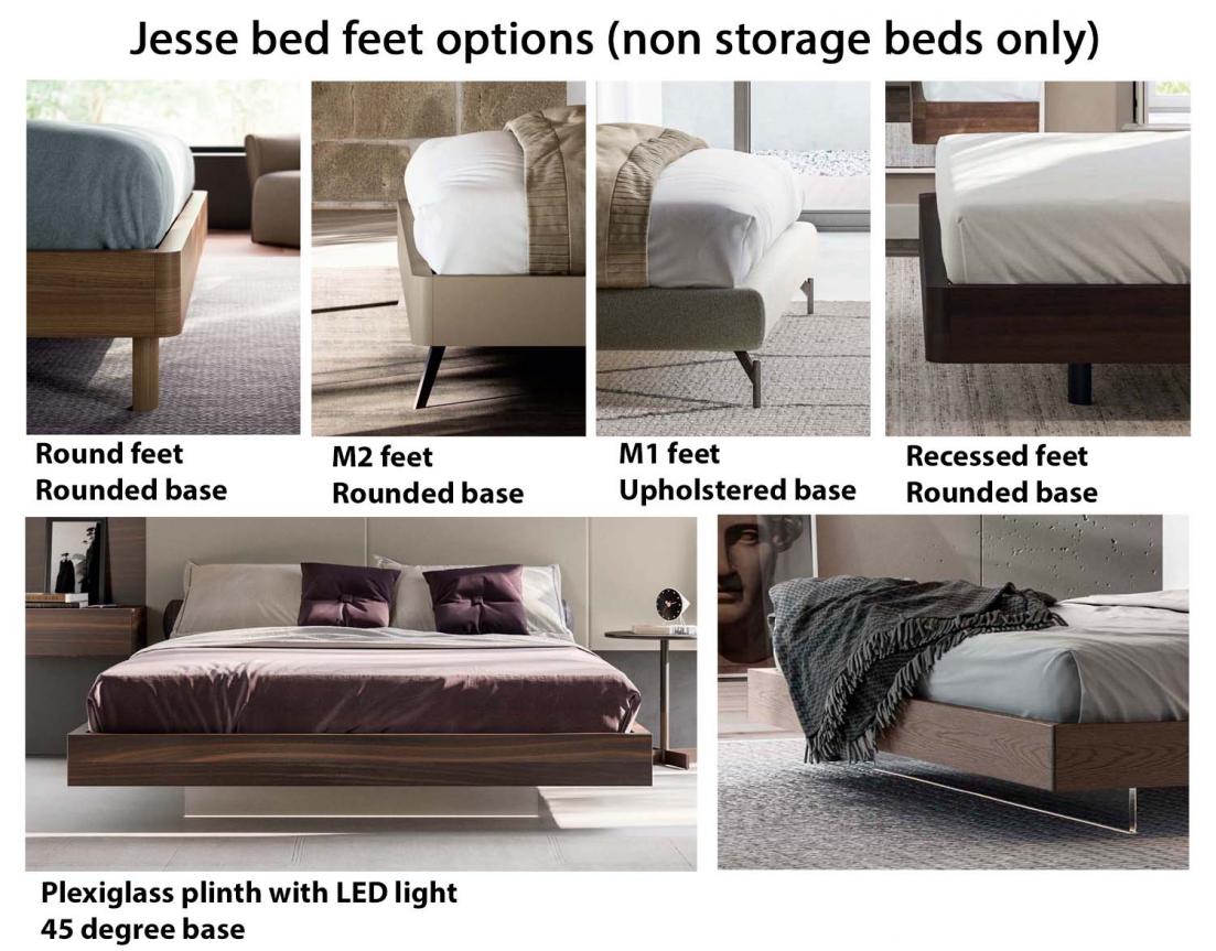 Jesse Leo Bed | Contemporary Upholstered Beds | Jesse Furniture