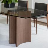 Porada Alan Botte 4 Glass Dining Table