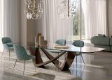 Bontempi Bach Dining Table in Glass