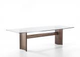 Porada Beam Glass Dining Table